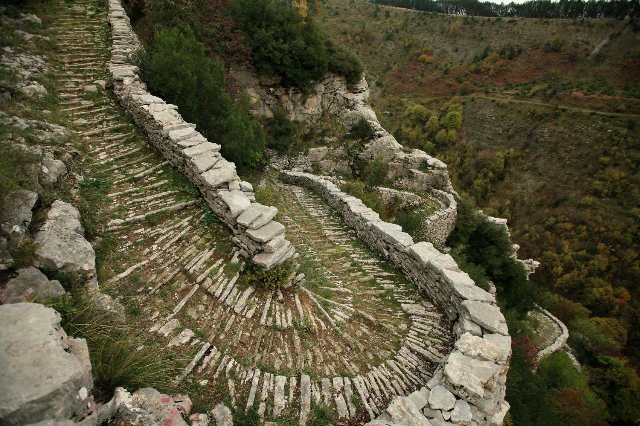 Pensjonat Amanitis Stone House Kipoi Zewnętrze zdjęcie