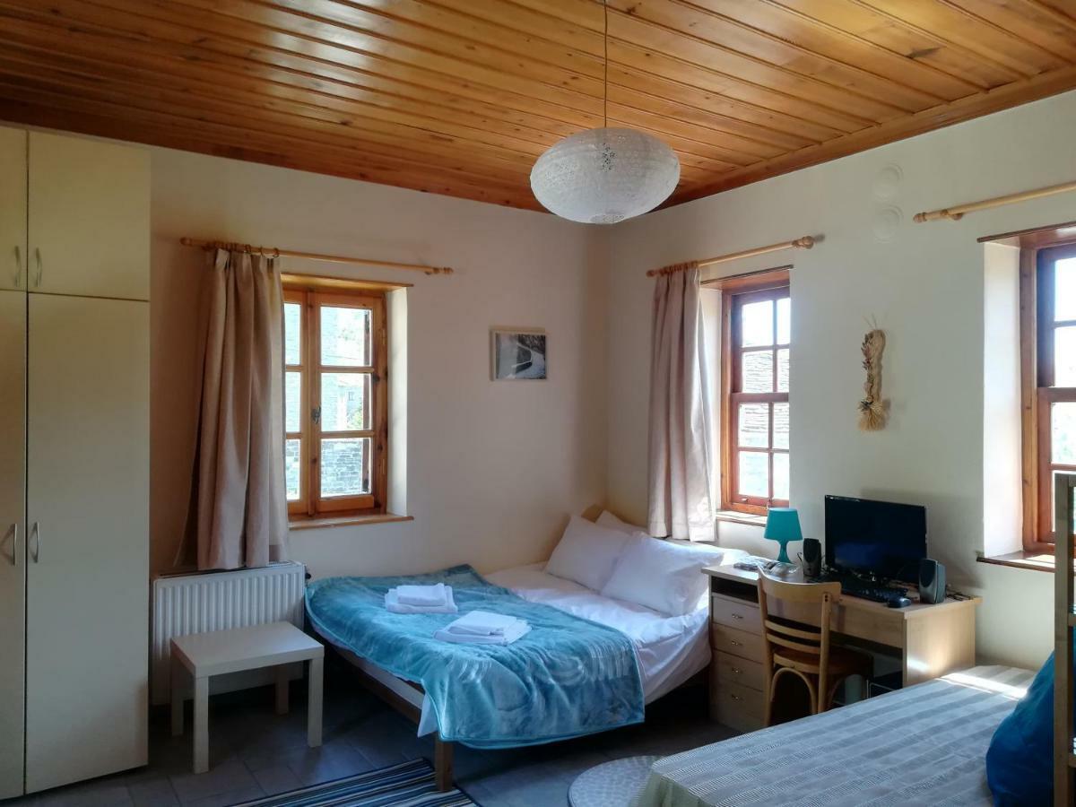Pensjonat Amanitis Stone House Kipoi Zewnętrze zdjęcie